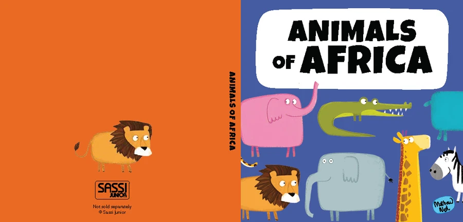 Afrikai állatok kerek puzzle készlet - Image 3
