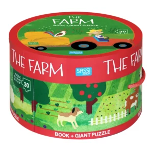 Farmos kerek puzzle készlet