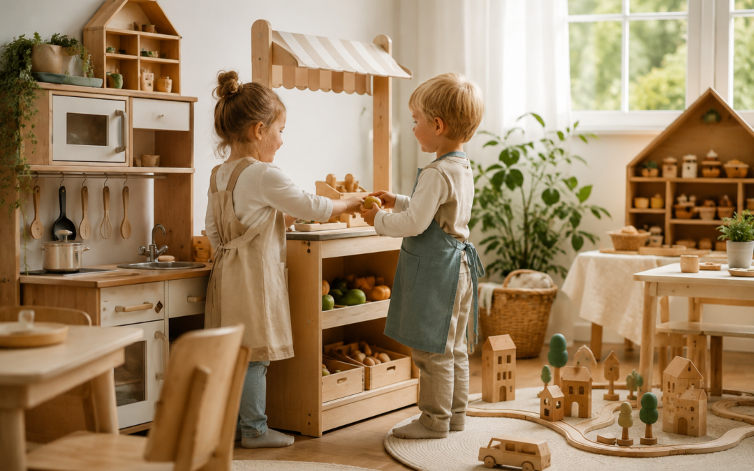 A szerepjátékok, fajátékok és Montessori-játékok szerepe a gyermekek fejlődésében (0–6 éves kor között)