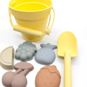Petikids Szilikonos homokozó készlet - sárga