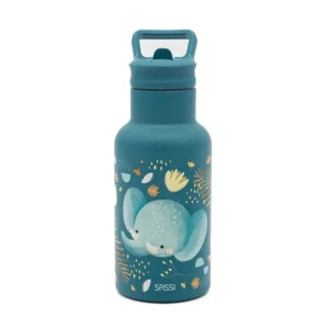 Sassi Elefántos rozsdamentes acél kulacs 350 ml
