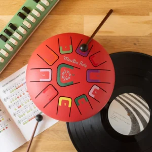 Vidámság- Piros - Nyelves dob, handpan
